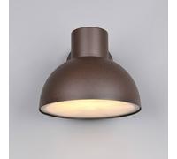 Trio Lighting Aplique de exterior ELBE, color óxido, Ø 20 cm, metal, IP44