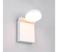 Trio Lighting Aplique de exterior LED Adour, blanco mate, orientable, CCT, IP44