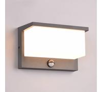 Trio Lighting Aplique de exterior LED Nestos, detector de movimiento, IP54