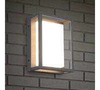 Trio Lighting Aplique de exterior LED Witham, IP54, CCT, antracita