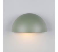 Trio Lighting Aplique de exterior MAAS, verde, ancho 27 cm, metal, IP44