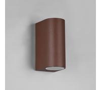 Trio Lighting Aplique de exterior Roya, 2 luces, redonda, óxido