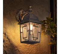 Trio Lighting Aplique de exterior Volturno, portalámpara inferior, color óxido envejecido