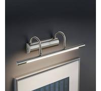 Trio Lighting Aplique de pared LED Lorena, níquel mate