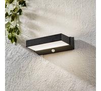 Trio Lighting Aplique LED exterior Cuando, sensor de movimiento