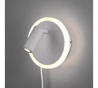 Trio Lighting Aplique LED Jordan, 2 luces, blanco