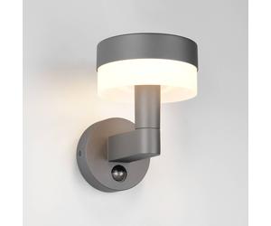 Trio Lighting Aplique LED para exterior Mackenzie Sensor antracita, aluminio fundido a presión