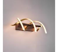 Trio Lighting Aplique LED Sequence, atenuable, CCT, latón