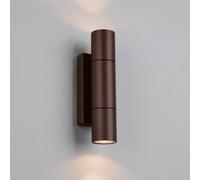 Trio Lighting Aplique para exterior Yamuna, color óxido, altura 23 cm, metal, IP65