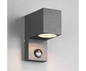 Trio Lighting Aplique Roya 1 luz sensor angular antracita