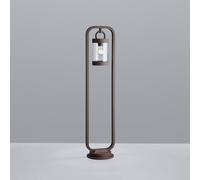 Trio Lighting Bolardo luminoso SAMBESI, color óxido, altura 100 cm, metal, IP44