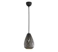 Trio Lighting - Colgante decorativo moderno Onyx, bombilla no incluida, apto para bombillas LED retrofit, Material Metal, Color Antracita