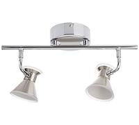Trio Lighting Duke Foco con Bombilla Integrado, 4.3 W, Plata, 11 x 36.5 x 18 cm