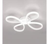 Trio Lighting Fly Plafón LED, blanco mate, 4.000 K, 40 cm x 40 cm