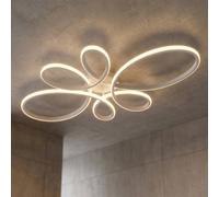 Trio Lighting Fly Plafón LED, blanco mate, 4.000 K, 83 cm x 45 cm
