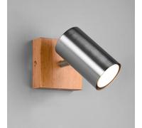 Trio Lighting Foco de pared Marley, níquel mate, 1 luz