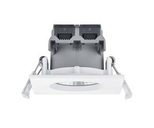 Trio Lighting Foco empotrado LED Zagros IP65 blanco, angular