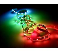 TRIO LIGHTING FOR YOU Reality LED Stripe Racer R65553102, plástico negro, con LED RGB de 10 vatios, iluminación dinámica, control de sonido, acortamiento de 300 cm, mando a distancia