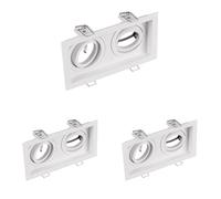 Trio Lighting Kenai Luces empotrables, Blanco Mate (Paquete de 3)
