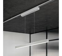 Trio Lighting Lámpara colgante LED Paros DUOline, barras, níquel