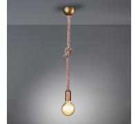 Trio Lighting Lámpara colgante Rope con cable decorativo 1 foco