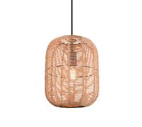 Trio Lighting Lámpara colgante Runa, sisal, 1 luz Ø 35 cm