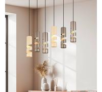 Trio Lighting Lámpara colgante Stream multicolor longitud 100 cm 6 luces metal GU10