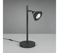 Trio Lighting lámpara de mesa LED Romeo, altura 40 cm, negro, metal, CCT