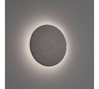 Trio Lighting Lámpara de pared LED Raven de pizarra, redondo