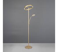 Trio Lighting Lámpara de pie LED Willis, dorada, altura 180 cm, metal, CCT, atenuador