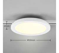 Trio Lighting Lámpara de riel LED Camillus para DUOline, blanco, Ø 26 cm