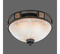 Trio Lighting Lámpara de techo Caecilia en estilo antiguo, 33 cm