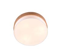 Trio Lighting Lámpara de techo Seasons madera/blanco Ø 50 cm