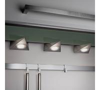Trio Lighting Lámpara LED bajo armario Ecco, set 3, níquel mate