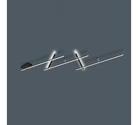 Trio Lighting Lámpara LED de techo orientable Indira, atenuable, negro