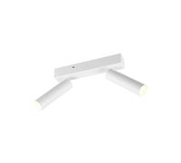Trio Lighting LED downlight Ambala, 2 luces, blanco, metal, CCT, atenuable