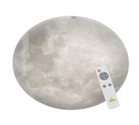 Lámpara de techo LED Trio Leuchten Lunar, color blanco, con mando a distancia