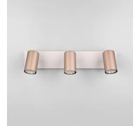 Trio Lighting Marley downlight de techo marrón/gris claro 48 x 9 cm 3 luces de metal
