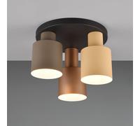 Trio Lighting Plafón Agudo, multicolor, 3 luces redondo