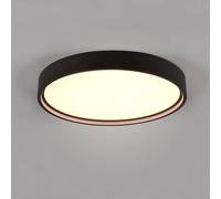 Trio Lighting Plafón LED Doha, CCT, negro mate