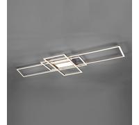 Trio Lighting Plafón LED Irvine 3.000-6.500 K, níquel mate
