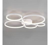 Trio Lighting Plafón LED Rondo, blanco mate