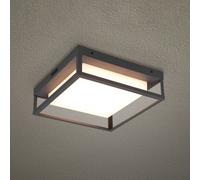Trio Lighting Plafón para exterior LED Witham IP54, CCT, antracita