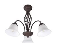 Trio Lighting Plafón Rustica, color óxido, 3 luces