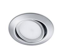 Trio Lighting Redondo foco empotrado LED Rila en cromo
