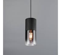 Trio Lighting Robin lámpara colgante para DUOline, negro/gris humo