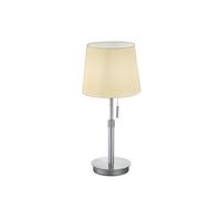 Trio Lighting - Sobre mesa decorativo moderno Lyon, bombilla no incluida, apto para bombillas LED retrofit, Material Metal, Color Níquel mate