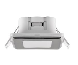 TRIO Luminarias empotrables LED Nimbus 653410106, plástico cromado, incl. LED de 5 vatios