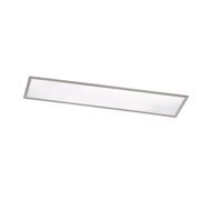 TRIO, panel de iluminación/lámpara de techo, modelo 674011207, 30W, 3000 lúmenes, 3000K, regulable, 1200x300 mm, acabado níquel