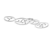 Plafón led irregular blanco 4800 lm blanco neutro (4000k) 95 cm ip20